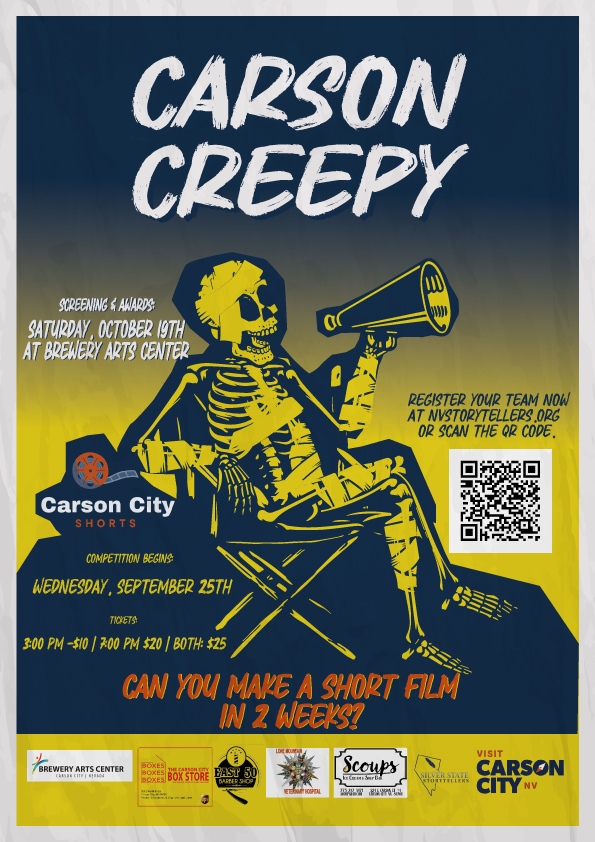 Get tickets now for the Carson Creepy Short Horror Film Competition!